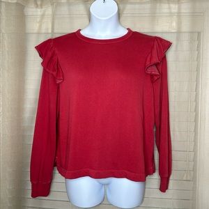 Old Navy Ruffle Sleeve Sweatshirt